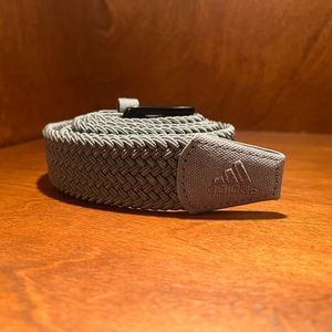 Adidas Braided Stretch Golf Belt (Gray)